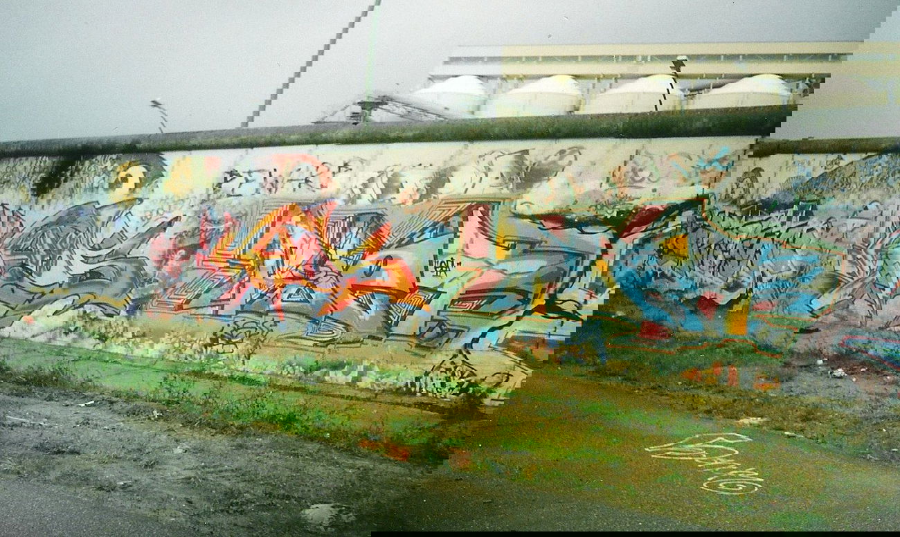 Graffiti Wall in Berlin - Photo by COLLECTOR - Kaos, Poet, GFA