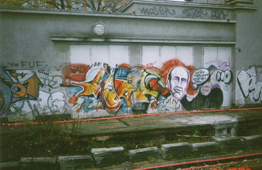Graffiti Bombing in Berlin - Photo by COLLECTOR - Kobolt, CAF, Berlin
