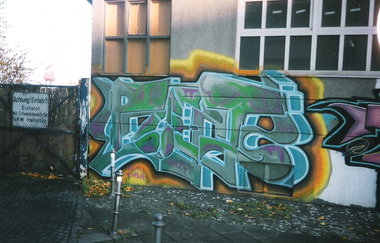 Graffiti Wall in Berlin - Photo by COLLECTOR - Poet, GFA, TNB