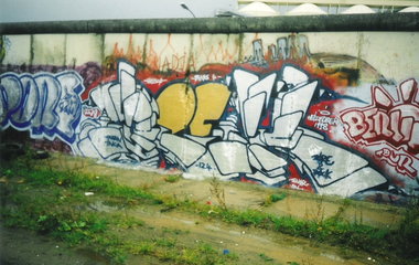 Graffiti Wall in Berlin - Photo by COLLECTOR - Rock, Berlin, Heidelberg (1998)