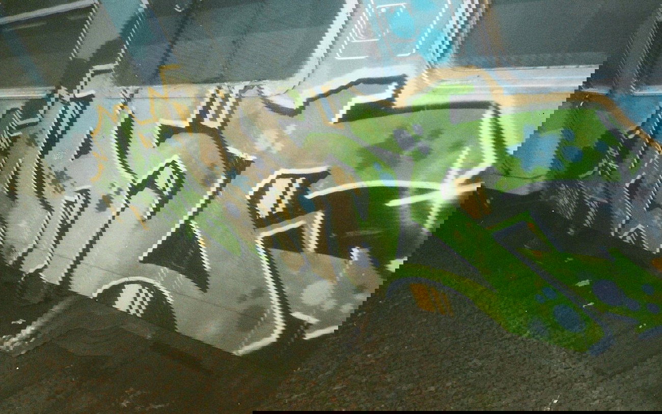 Graffiti Train in Hannover - Photo by COLLECTOR - Koast, FCK, Hannover (1998)