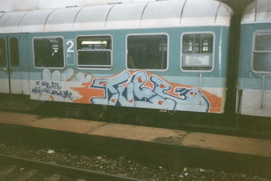 Graffiti Train in Hannover - Photo by COLLECTOR - Tusc, Hannover (1998)