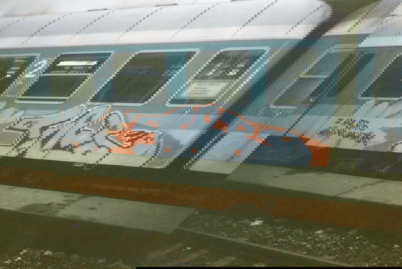Graffiti Train in Hannover - Photo by COLLECTOR - Tusc, Hannover (1998)