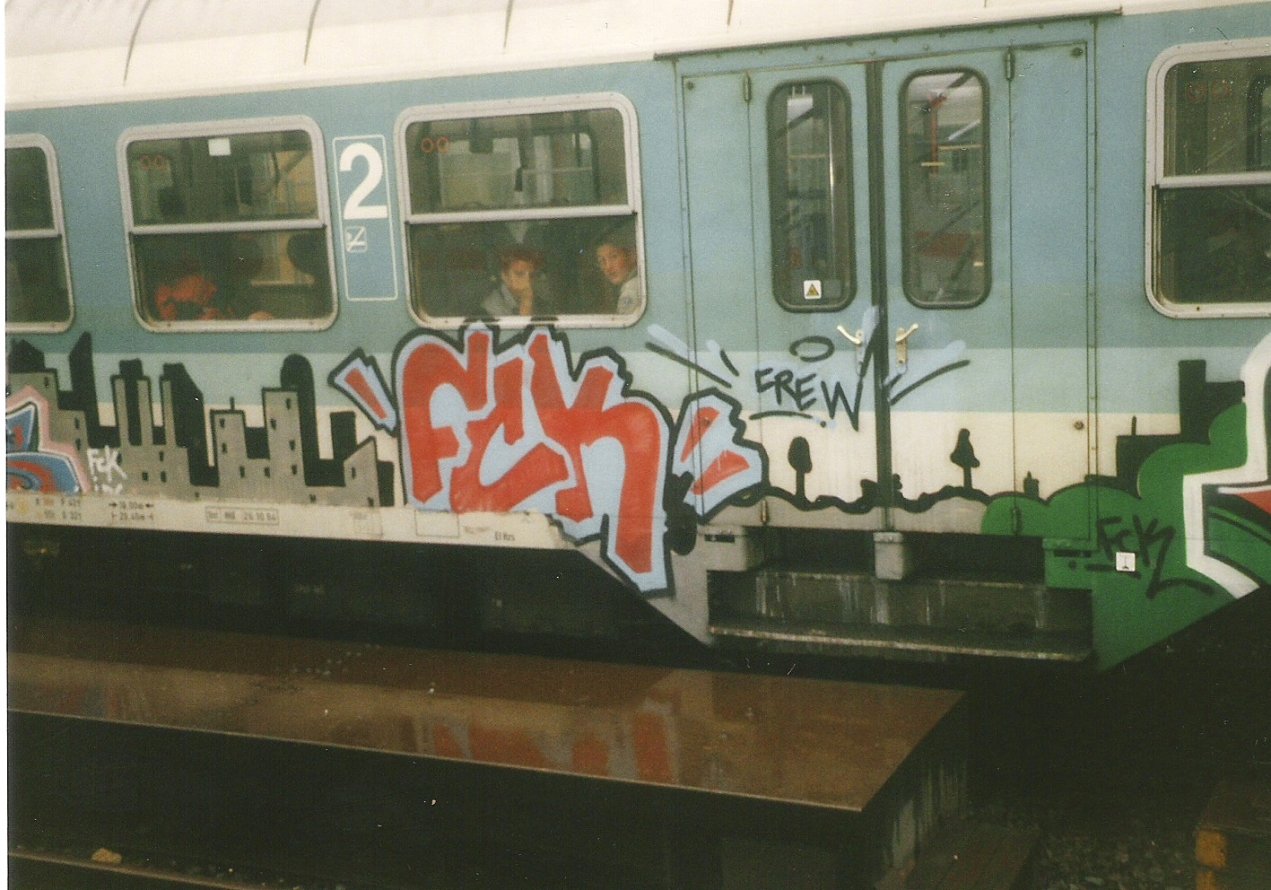 Graffiti Train in Hannover - Photo by COLLECTOR - FCK, Hannover (1999)