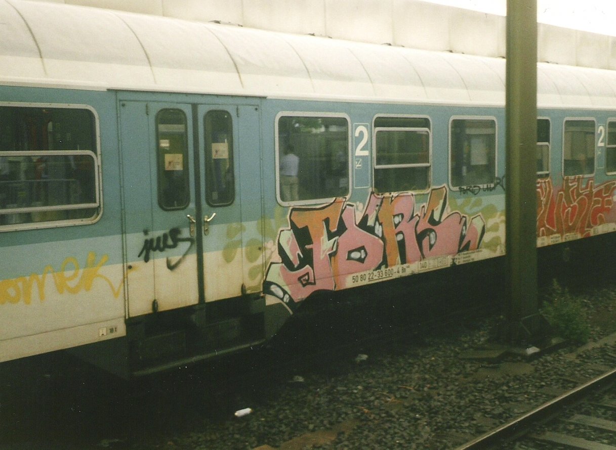 Graffiti Train in Hannover - Photo by COLLECTOR - Fors, UDR, Hannover (1999)