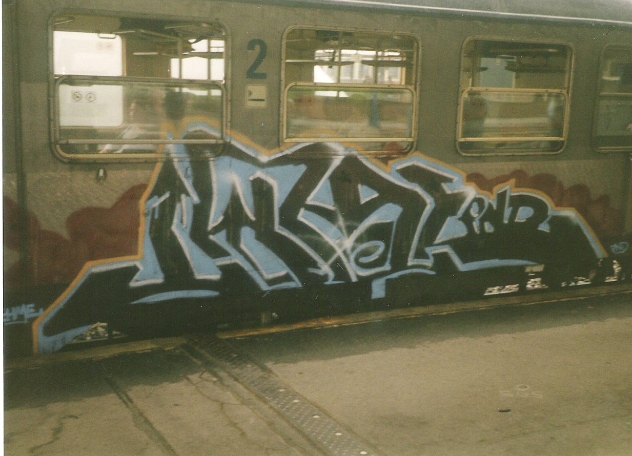 Graffiti Train in Hannover - Photo by COLLECTOR - Ihme, PND, Hannover (1999)