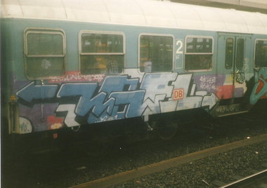 Graffiti Train in Hannover - Photo by COLLECTOR - Mowel, Hannover (1999)