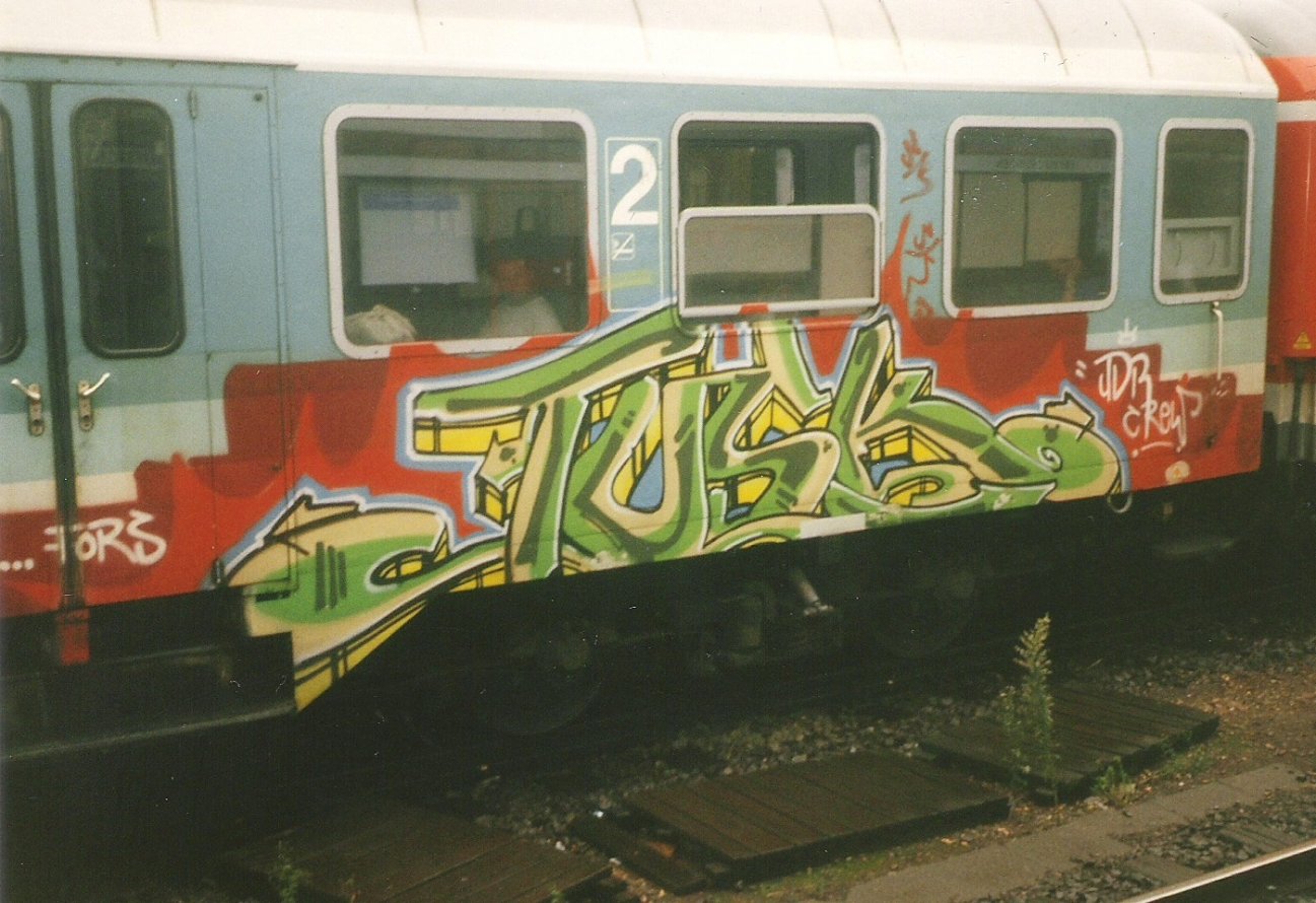 Graffiti Train in Hannover - Photo by COLLECTOR - Tusk, UDR, Hannover (1999)