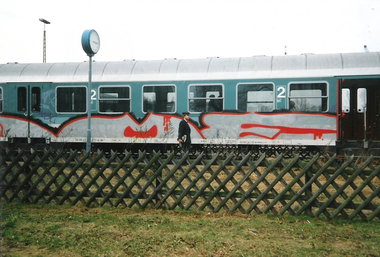 Graffiti Train in Hannover - Photo by COLLECTOR - Amen, Hannover (1994)
