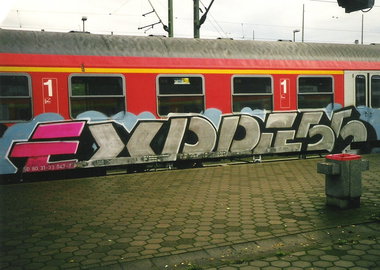 Graffiti Train in Hamburg - Photo by COLLECTOR - Express, Hamburg (2000)