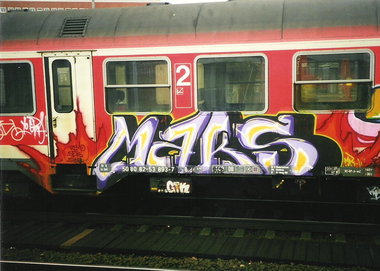 Graffiti Train in Hamburg - Photo by COLLECTOR - Maks, GTK, Hamburg (2000)