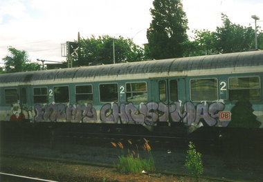 Graffiti Train in Hamburg - Photo by COLLECTOR - Merry, Christmas, Merry (1999)
