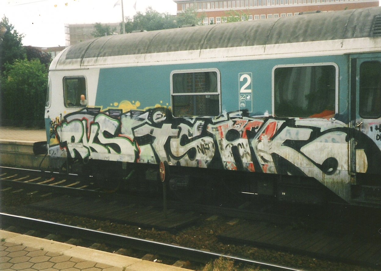 Graffiti Train in Hamburg - Photo by COLLECTOR - RKS, Isak, Hamburg (2000)