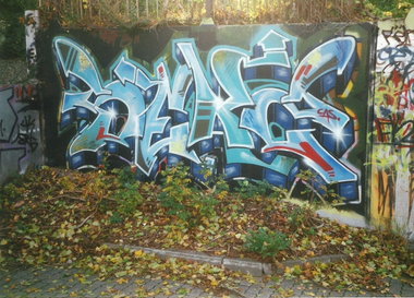 Graffiti Wall in Hamburg - Photo by COLLECTOR - Sekz, CAS, Hamburg (2000)