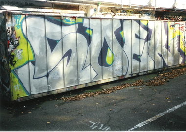 Graffiti Bombing in Hamburg - Photo by COLLECTOR - Soer, Hamburg (1999)