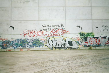 Graffiti Bombing in Hamburg - Photo by COLLECTOR - Pota, DST, Indoe