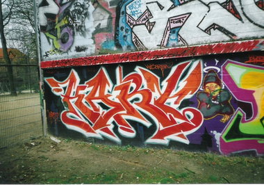 Graffiti Wall in Hamburg - Photo by COLLECTOR - Kart, WB, Hamburg