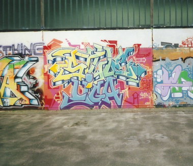 Graffiti Wall in Hamburg - Photo by COLLECTOR - Styleliga, Skena, AH (2001)