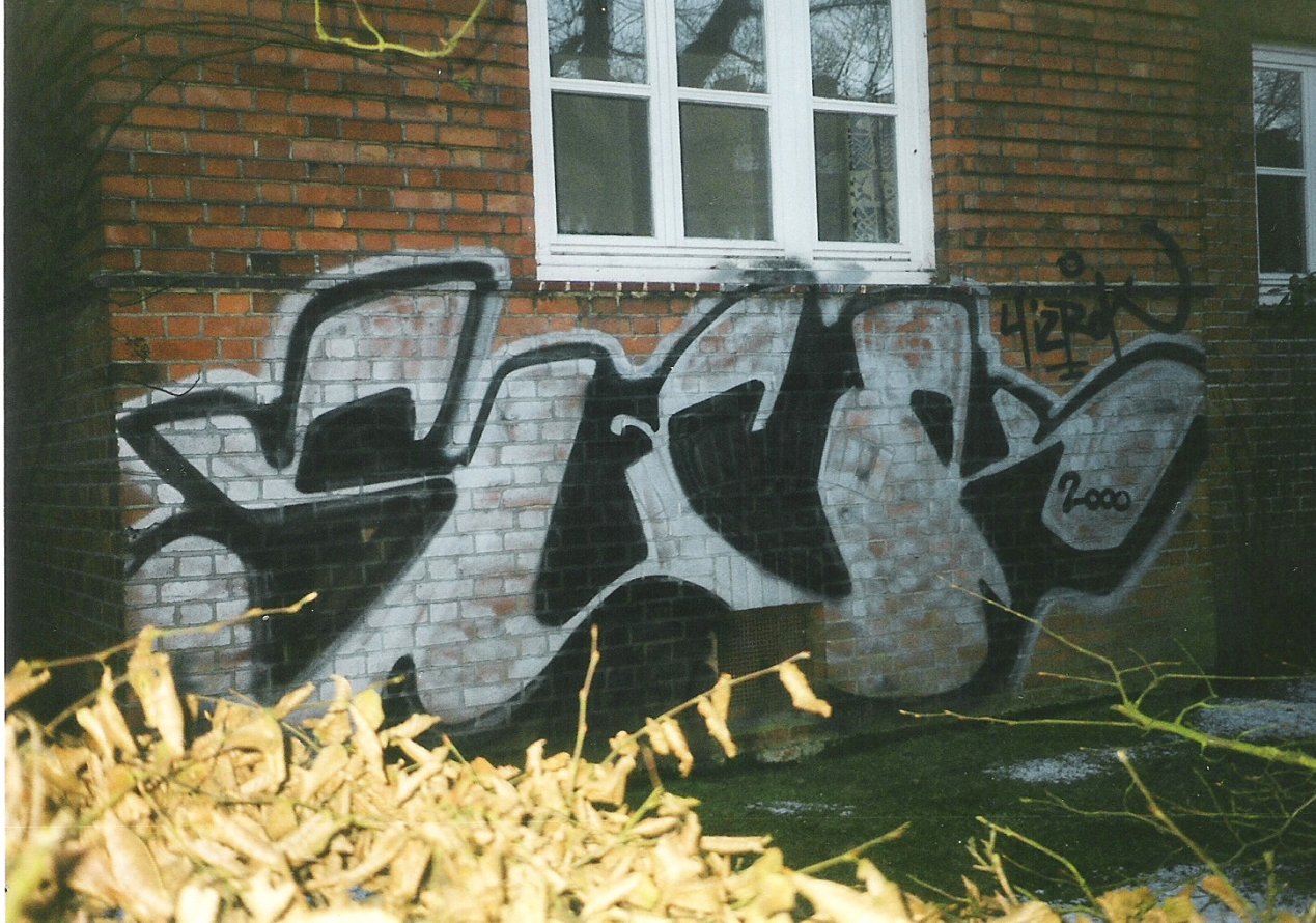 Graffiti Bombing in Hamburg - Photo by COLLECTOR - Suck, Hamburg (2000)