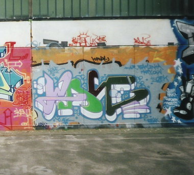 Graffiti Wall in Hamburg - Photo by COLLECTOR - Wave, AFC, Hamburg