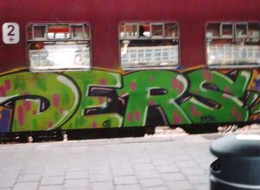 Graffiti Train in Brussels - Photo by COLLECTOR - Ders, Belgium (2007)