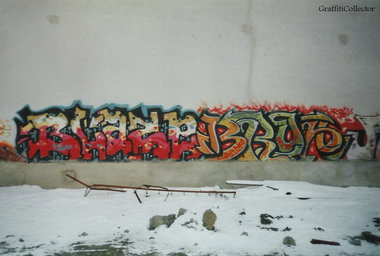 Graffiti Bombing in Berlin - Photo by COLLECTOR - Blaze, Broa, REZ