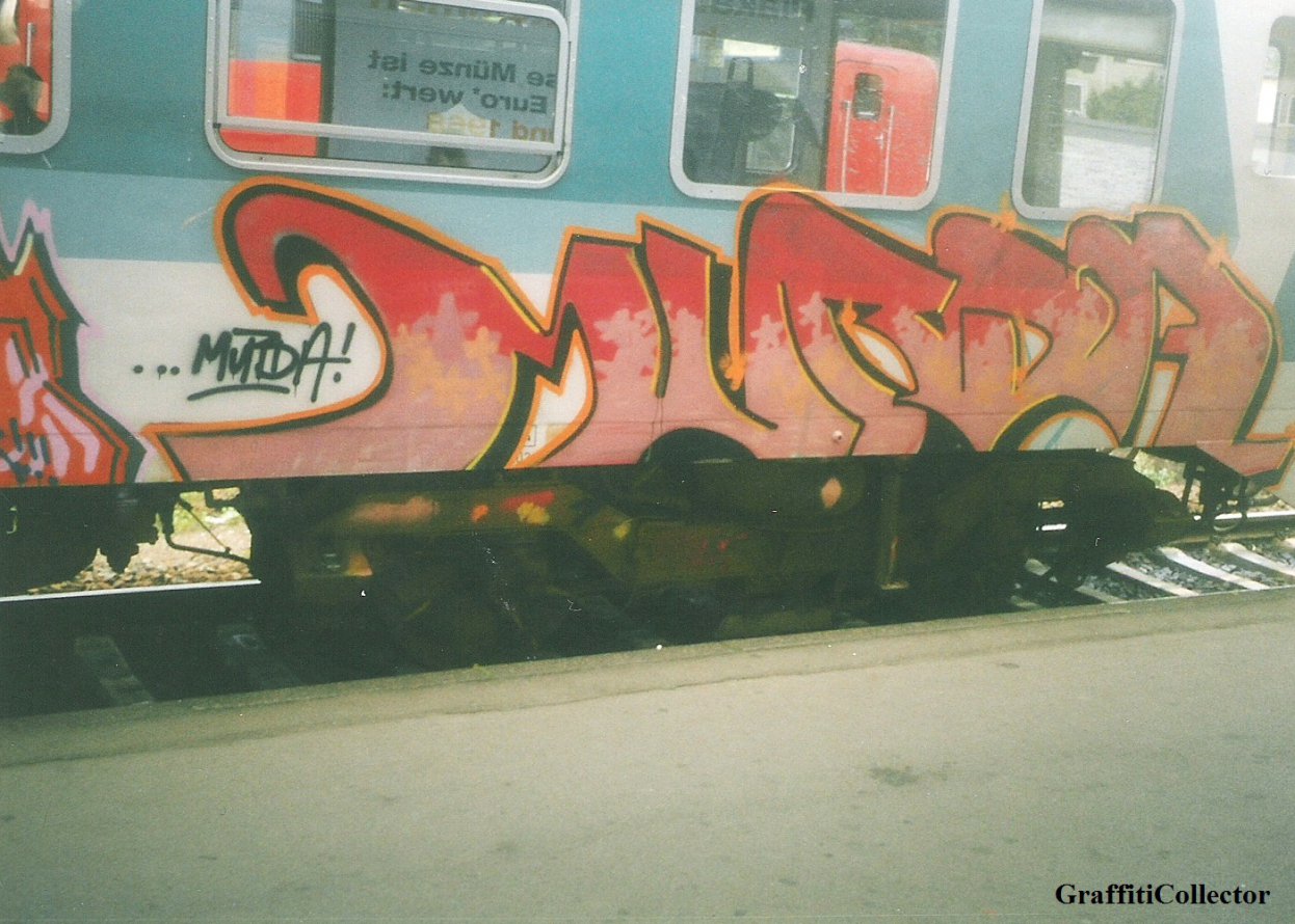 Graffiti Train in Hildesheim - Photo by COLLECTOR - Murda, Hildesheim (2001)