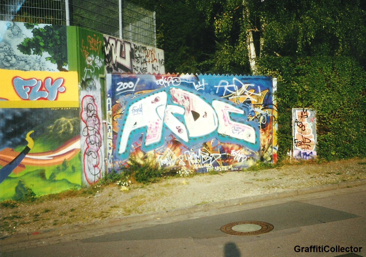 Graffiti Wall in Hildesheim - Photo by COLLECTOR - ACDC, Hildesheim (2001)