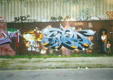 Graffiti Wall in Hildesheim - Photo by COLLECTOR - Cren, CBR, Hildesheim (2001)