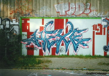 Graffiti Wall in Hildesheim - Photo by COLLECTOR - Hexe, Hildesheim (2001)