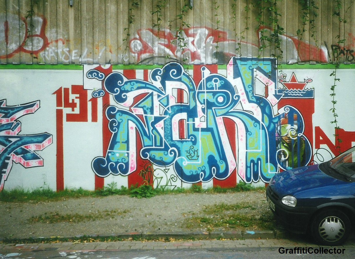 Graffiti Wall in Hildesheim - Photo by COLLECTOR - Nar, Hildesheim (2001)