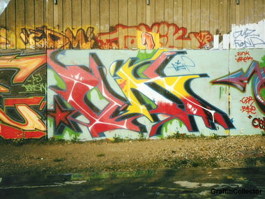Graffiti Wall in Hildesheim - Photo by COLLECTOR - Push, Hildesheim (2001)