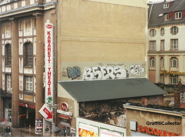 Graffiti Bombing in Berlin - Photo by COLLECTOR - 35, 35ers, PLO