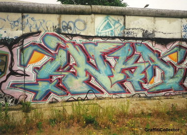 Graffiti Wall in Berlin - Photo by COLLECTOR - Inka, CMD, Berlin