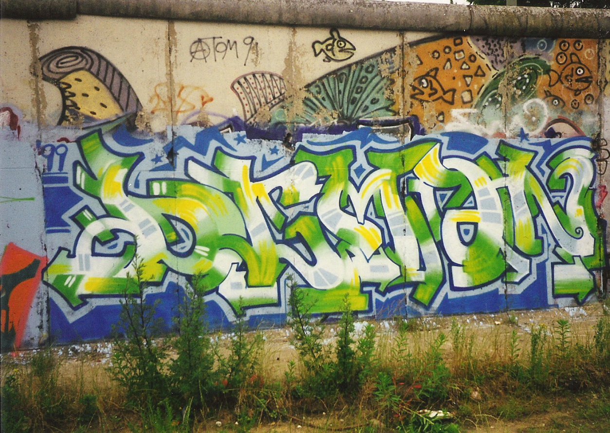 Graffiti Wall in Berlin - Photo by COLLECTOR - Demon, Berlin (1999)