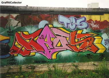 Graffiti Wall in Berlin - Photo by COLLECTOR - Kaos, TC5, GFA