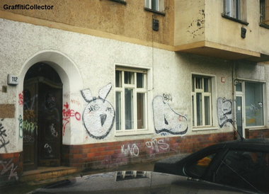 Graffiti Bombing in Berlin - Photo by COLLECTOR - Öde, Berlin (1999)