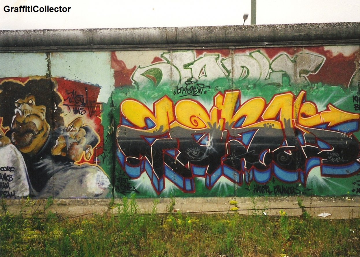 Graffiti Wall in Berlin - Photo by COLLECTOR - Zasd, LTX, Berlin