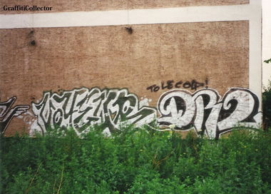 Graffiti Bombing in Berlin - Photo by COLLECTOR - Voyeur, DR2, Berlin