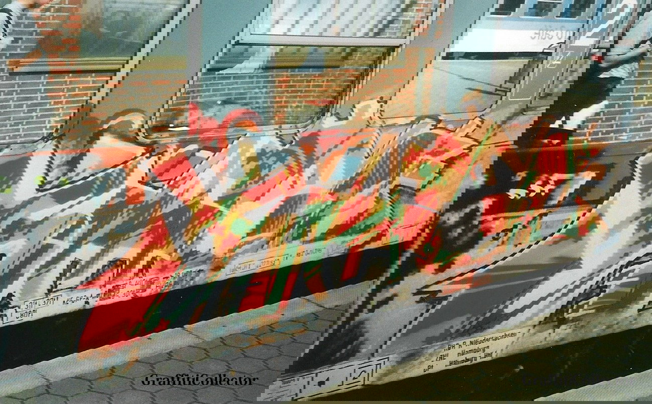 Graffiti Train in Hamburg - Photo by COLLECTOR - Rage, DSF, Hamburg (2000)