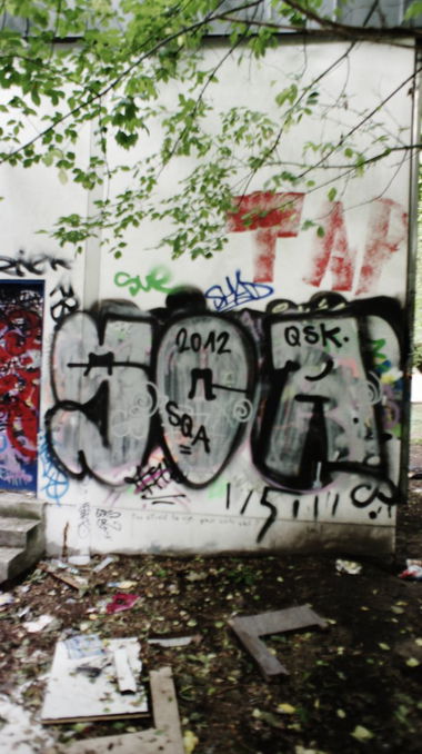 Graffiti Bombing in Berlin - Photo by COLLECTOR - SQA, QSK, Berlin (2012)