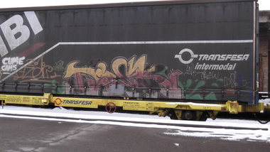 Graffiti Train - Photo by COLLECTOR - Disk, INK