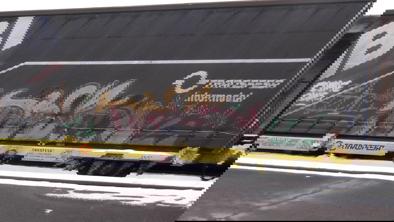 Graffiti Train - Photo by COLLECTOR - Disk, INK