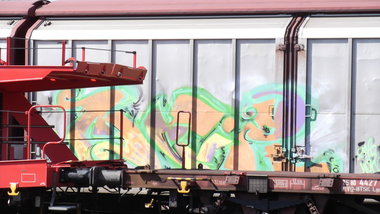 Graffiti Train - Photo by COLLECTOR