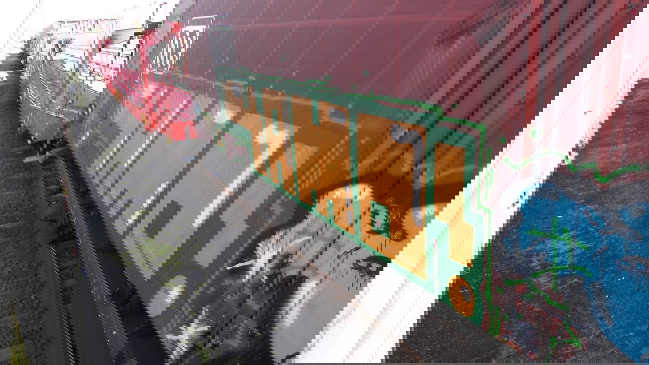 Graffiti Train - Photo by COLLECTOR