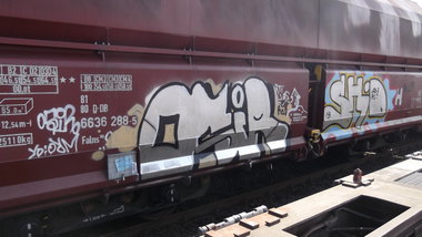 Graffiti Train - Photo by COLLECTOR - Osir, Shid