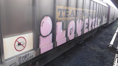 Graffiti Train - Photo by COLLECTOR - I, Love, You (2012)