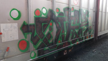 Graffiti Train - Photo by COLLECTOR - Over
