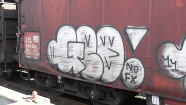 Graffiti Train - Photo by COLLECTOR - Geo, NOFX