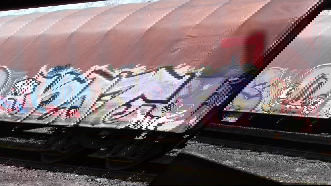 Graffiti Train - Photo by COLLECTOR - Kot, QWS (2012)